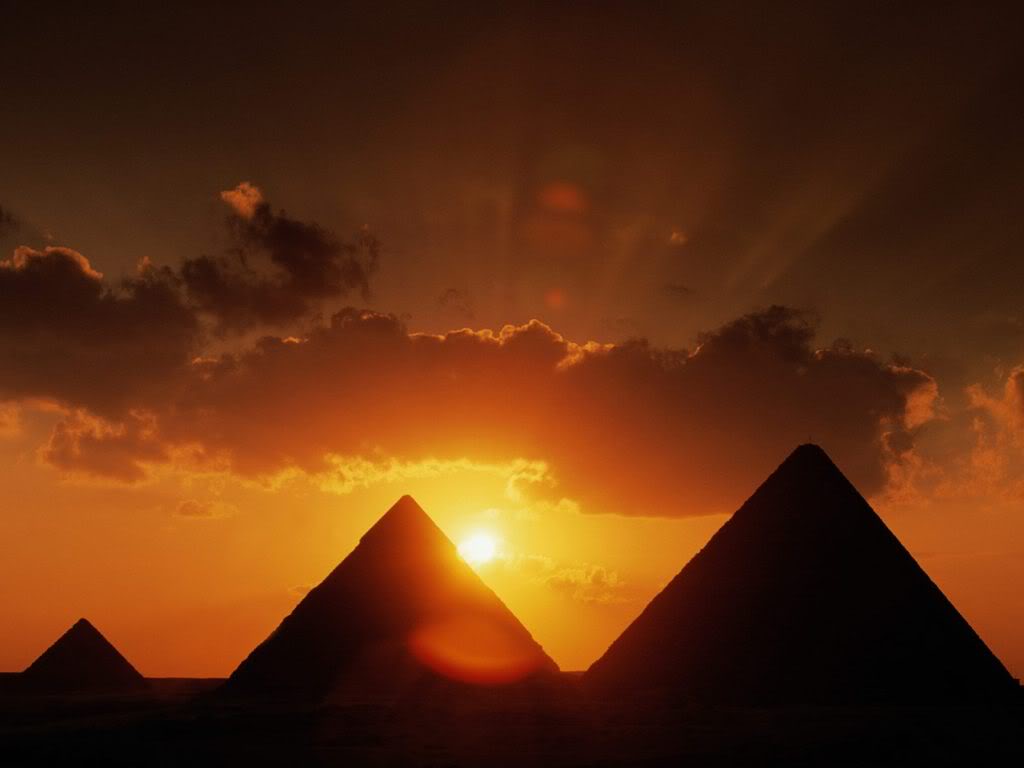 The pyramids of Egypt